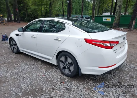2013 Kia Optima Hybrid Ex from USA, damaged, VIN KNAGM4AD4D5058890